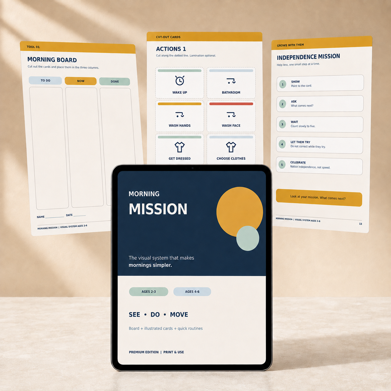 Morning Mission – Interactive visual routine for children aged 2–6